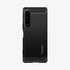 ACS02841 - Sony Xperia 1 III Case Rugged Armor in matte black showing the back